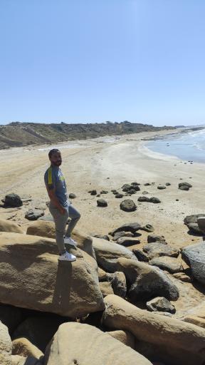 عکس ساحل صخره ای