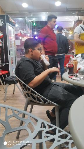 عکس شاورما شعله