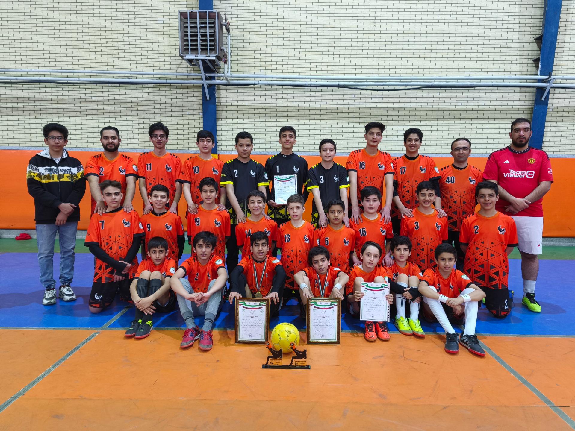 عکس تیم فوتسال پارسا