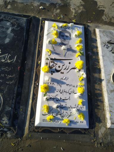 عکس مزار ناصر زرین چقایی