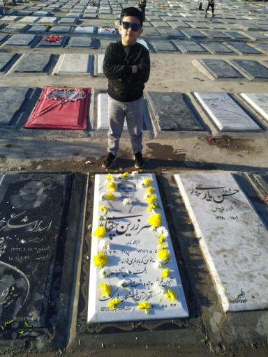 عکس مزار ناصر زرین چقایی