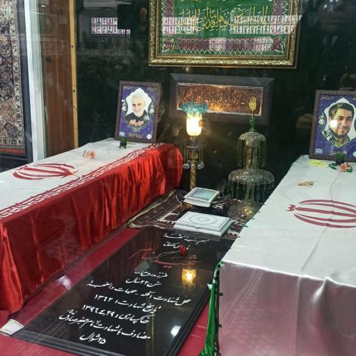 عکس بیت الزهرا حاج قاسم سلیمانی