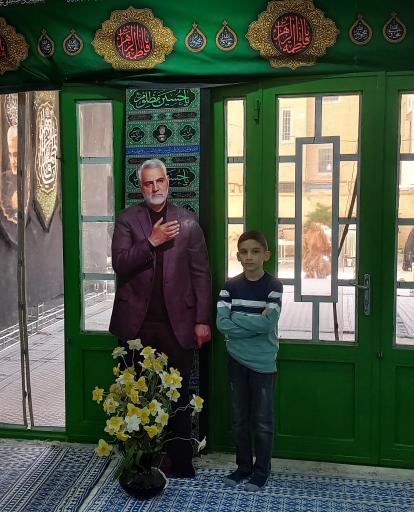 عکس بیت الزهرا حاج قاسم سلیمانی