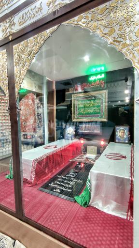 عکس بیت الزهرا حاج قاسم سلیمانی