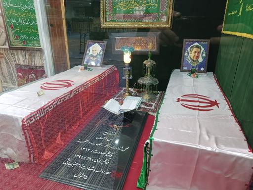 عکس بیت الزهرا حاج قاسم سلیمانی