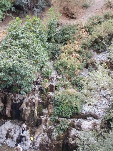 عکس آبشار هفت چشمه ارنگه