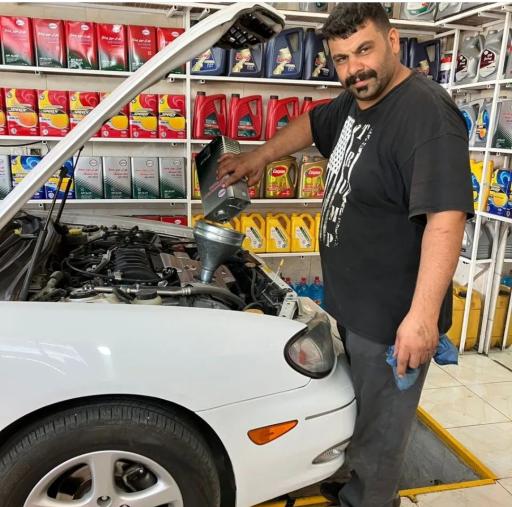 عکس چکاپ سرویس و تعویض روغن حسین