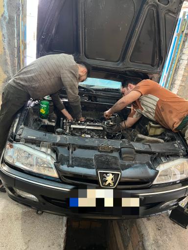 عکس مکانیکی و کارگاه رنگ آمیزی برادران قلی پور