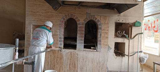 عکس نانوایی سنگکی رستمی