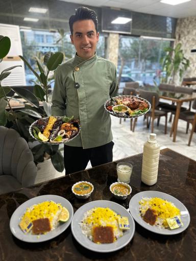 عکس چلو مرغ امین 