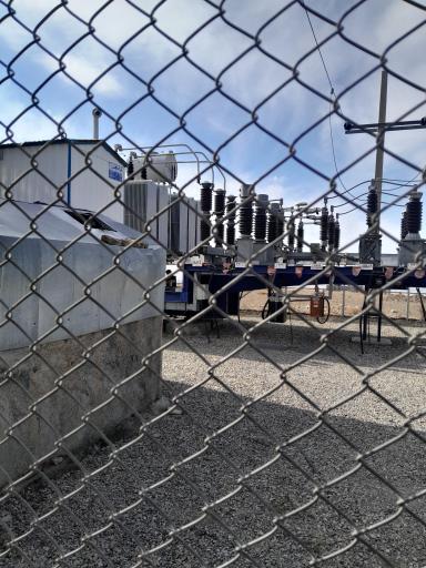 عکس پست برق معراج