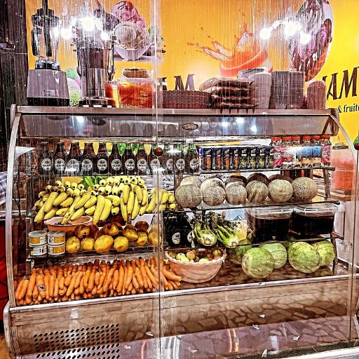 عکس آبمیوه و بستنی جام