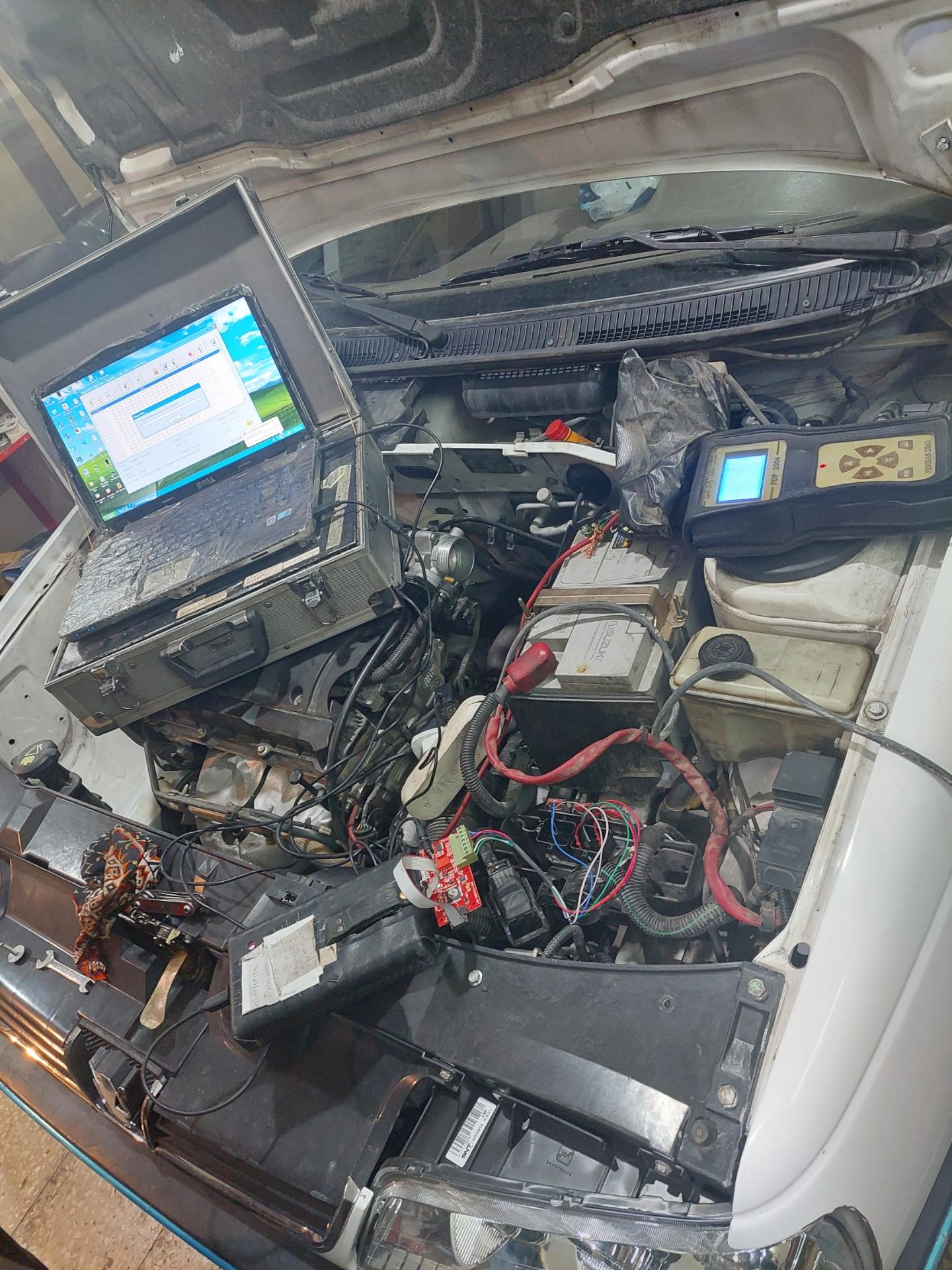 عکس تنظیم موتور دکتر تنظیم