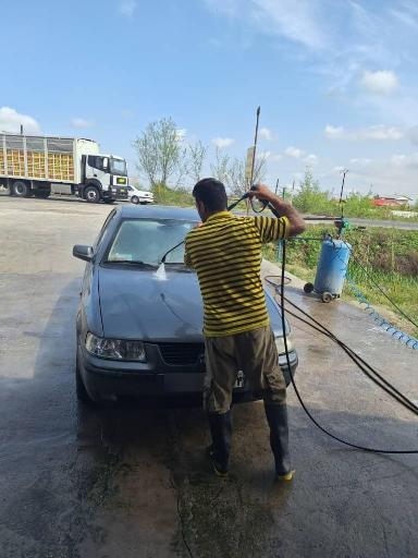 عکس کارواش سبک و سنگین میلاد