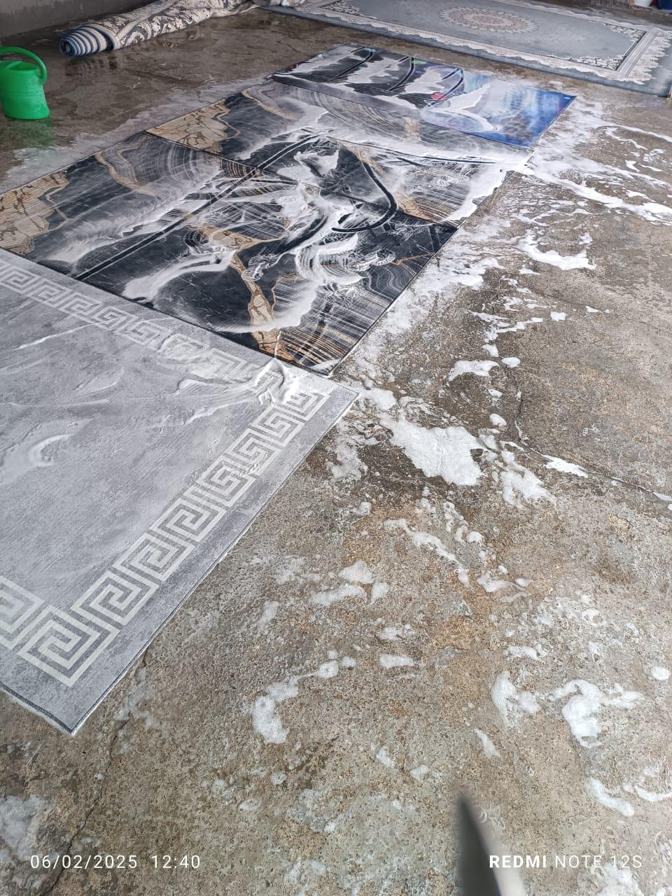 عکس قالیشویی و مبل شویی من و تو اندیشه