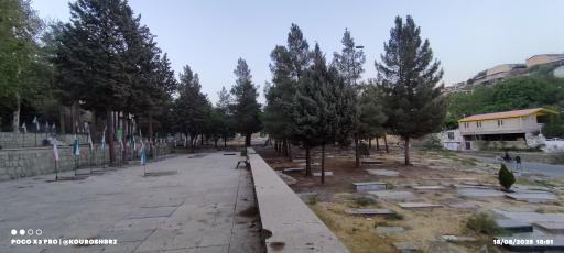 عکس گلزار شهدای شهرک هیو