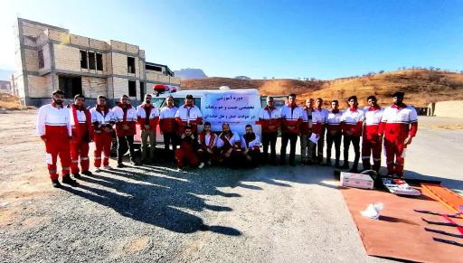 عکس پایگاه امداد و نجات موقت سامان