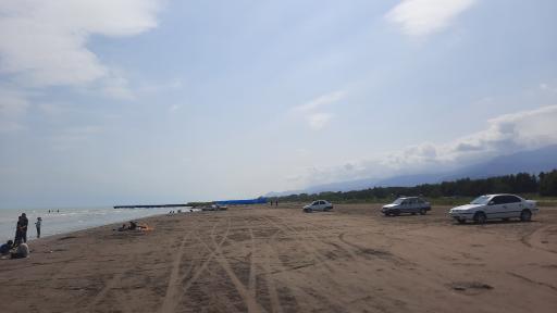 عکس ساحل روستای نوده