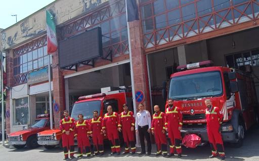 عکس ایستگاه آتش نشانی و خدمات ایمنی شهرداری ملارد