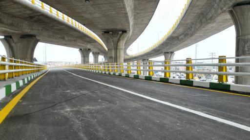 عکس تقاطع غیرهمسطح پل آذربایجان ارومیه