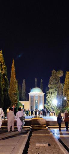 عکس ورودی آرامگاه سعدی