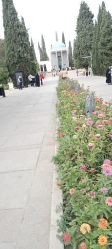 عکس ورودی آرامگاه سعدی
