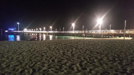 عکس اسکله بزرگ تفریحی کیش