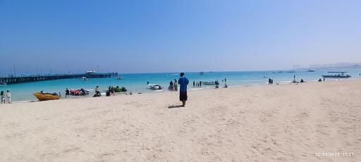 عکس اسکله بزرگ تفریحی کیش