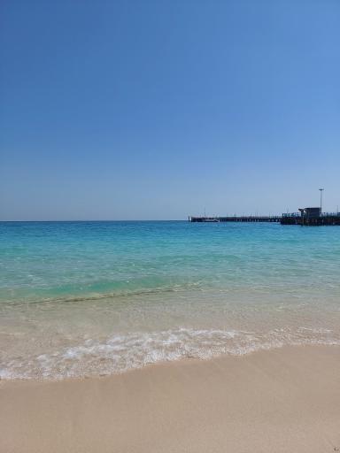 عکس اسکله بزرگ تفریحی کیش