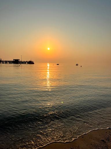 عکس اسکله بزرگ تفریحی کیش