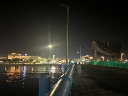 عکس اسکله بزرگ تفریحی کیش