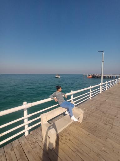 عکس اسکله بزرگ تفریحی کیش