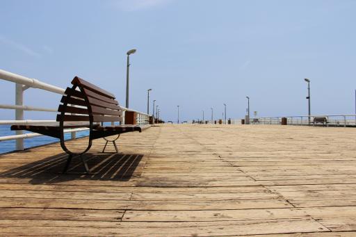 عکس اسکله بزرگ تفریحی کیش