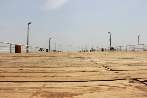 عکس اسکله بزرگ تفریحی کیش