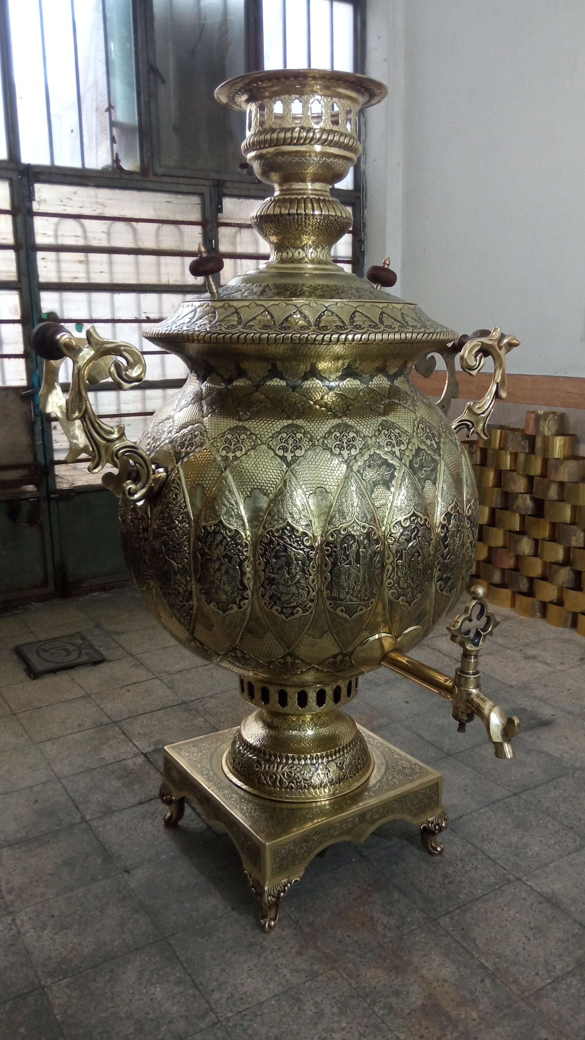 عکس کارگاه تولیدی سماور دلوکس حسینی