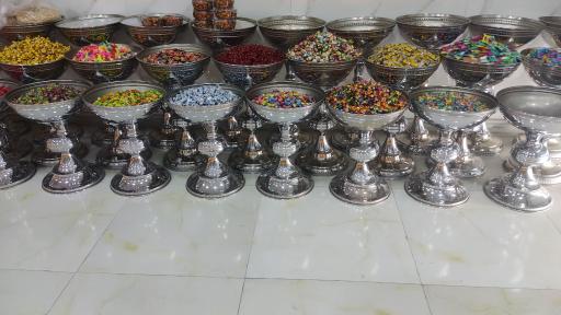 عکس شیرینی و آجیل گل یاس