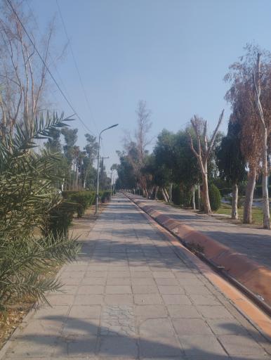 عکس پارک خطی جاده فرودگاه