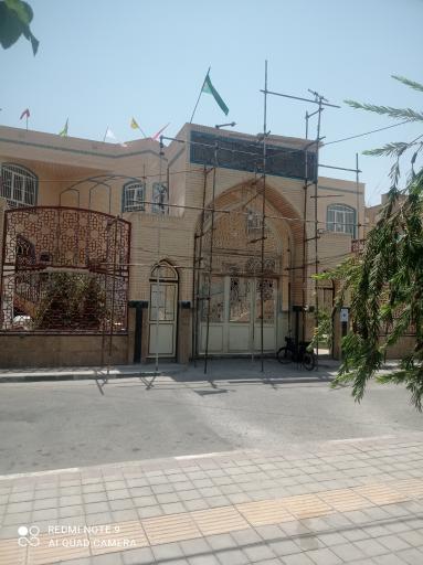 عکس درب ورودی مسجد و حسینیه چهارده معصوم علیهم السلام پردیسان