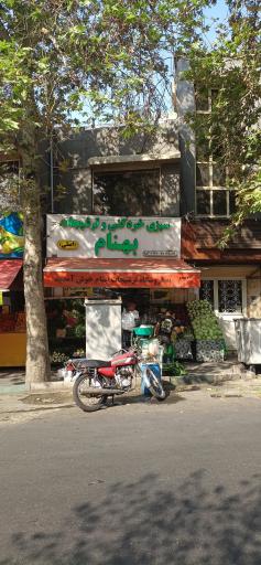 عکس سبزی خرد کنی و ترشیجات بهنام