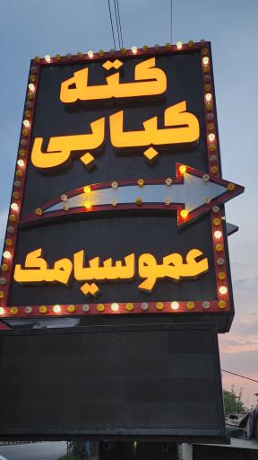 عکس کته کبابی عمو سیامک 
