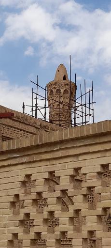 عکس منار جنبان سلجوقی  امامزاده محمد   بسطام 