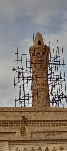 عکس منار جنبان سلجوقی  امامزاده محمد   بسطام 
