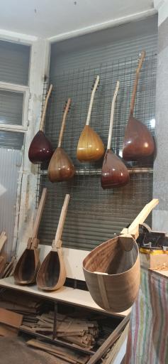 عکس کارگاه جلیل موزیک (قوپوز و باغلاما)