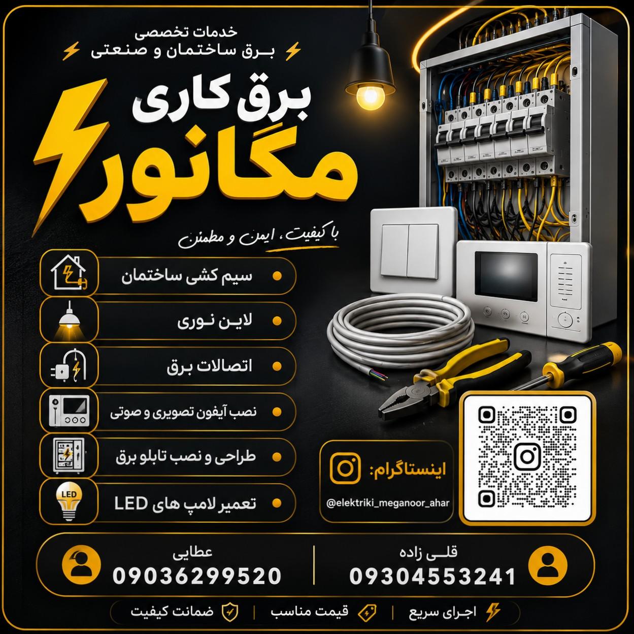 عکس لوازم الکتریکی مگانور (شعبه اول)