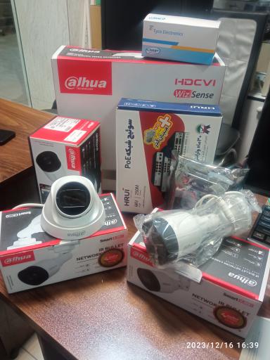 عکس دوربین مداربسته تجهیزات شبکه و دزدگیر اماکن آرنوتک