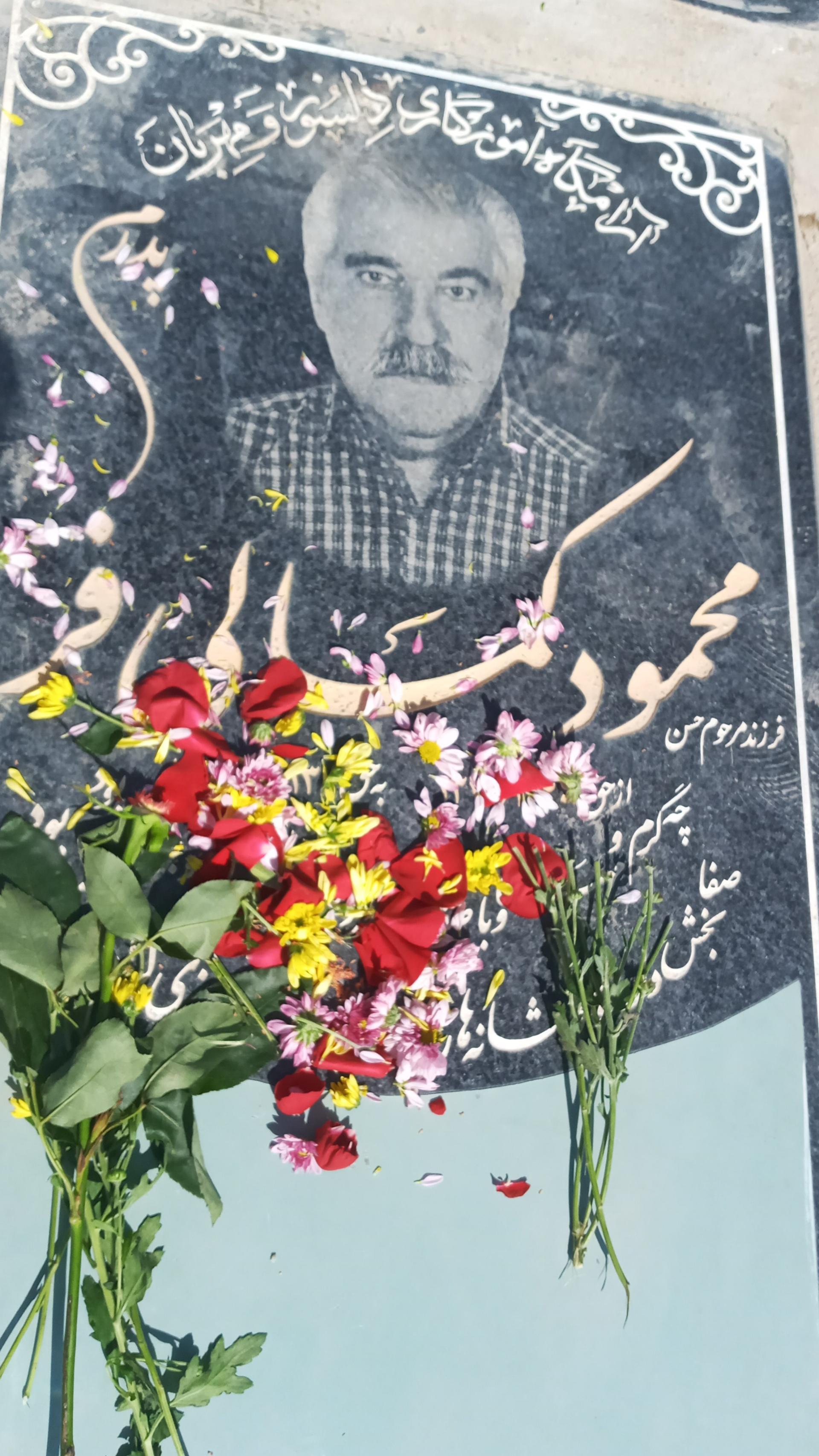 عکس مزار محمود کمالی فر