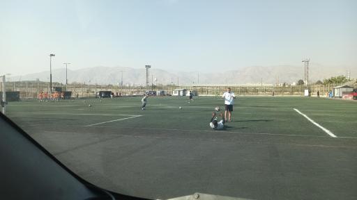 عکس زمین فوتبال حامی