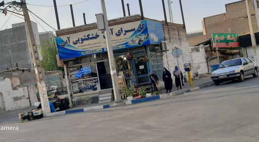 عکس گل فروشی آبی