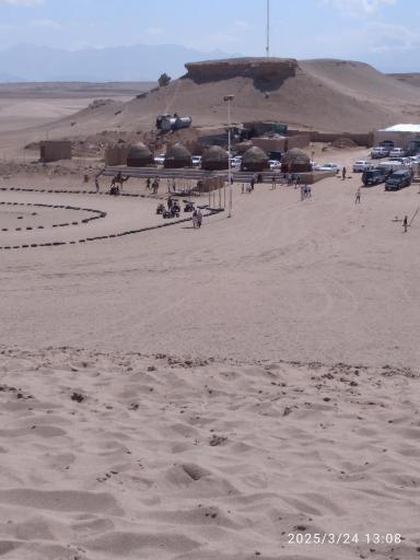 عکس کمپ کویری شهر آفتاب یزد