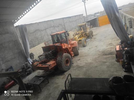 عکس کارگاه ماشین آلات راهسازی حسین طیبی